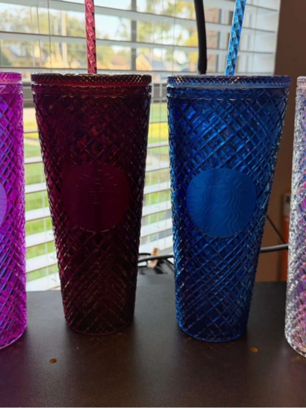 Starbucks Textured Reusable Tumblers with Straws